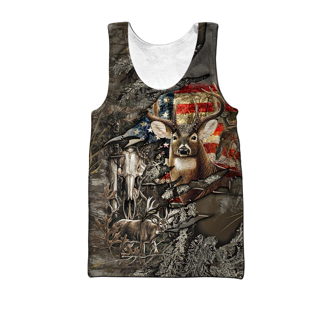Deer Hunting Personalized Name 3D All Over Printed Shirts