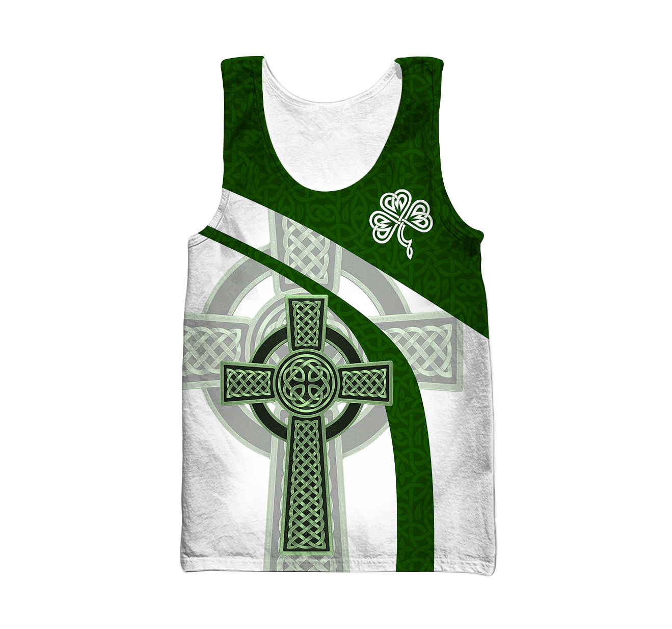 Irish Celtic Knot Cross 3D Design print shirts