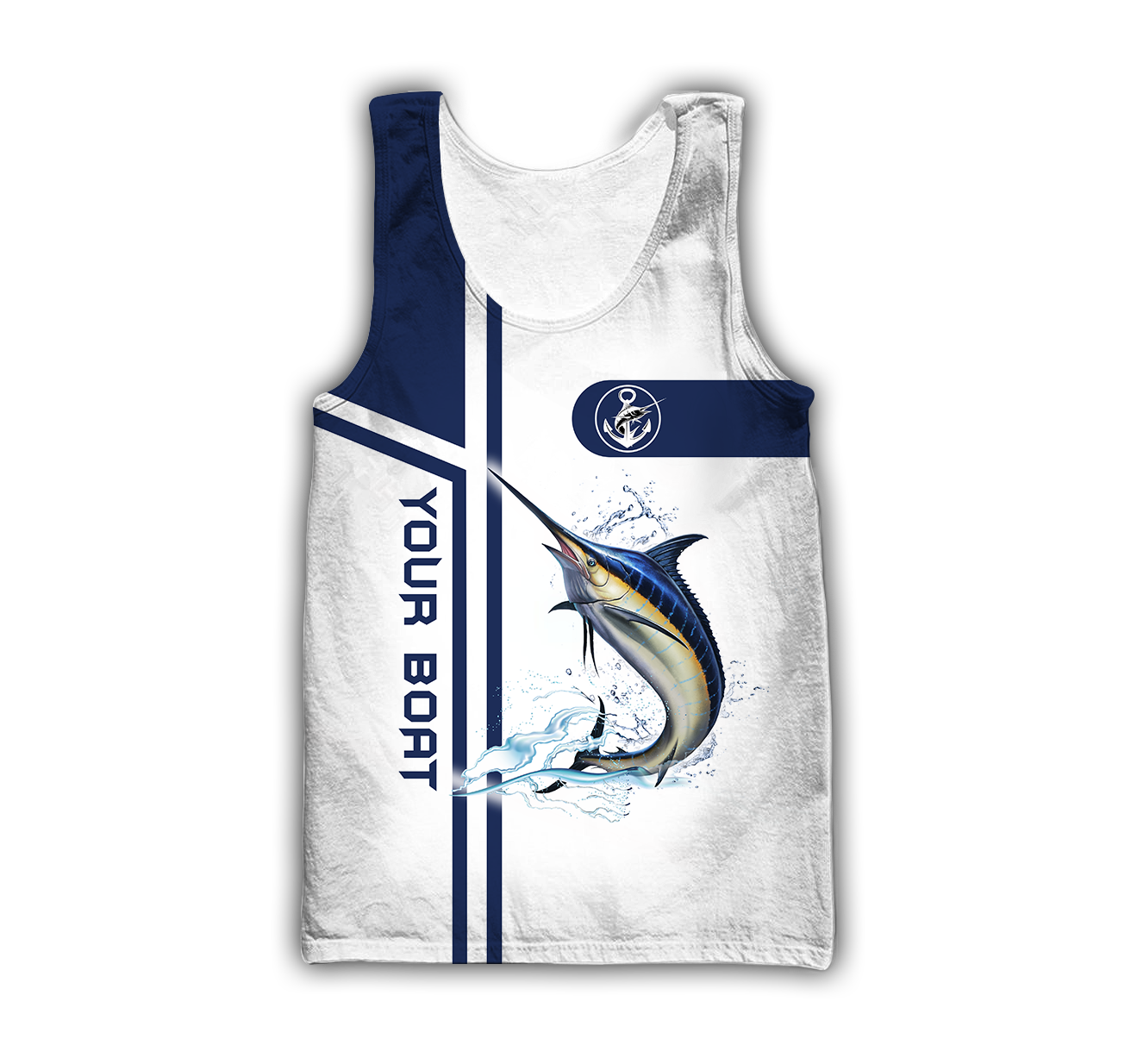 Custom name Marlin fishing line Catch and Release 3D Design print shirts