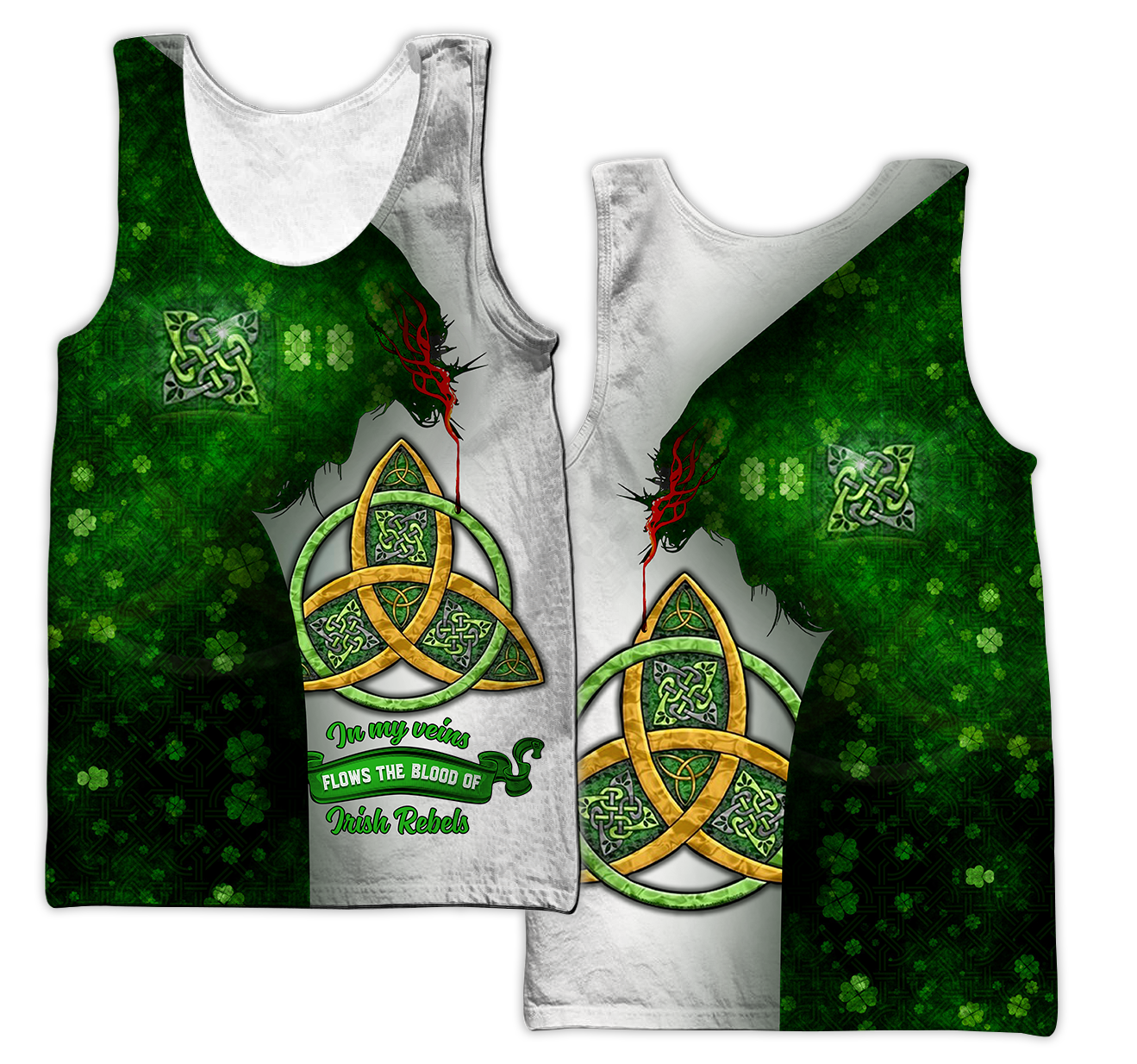 Premium Unisex Hoodie Custom Nam Irish St.Patrick Jesus Irish Rebel In My Vain ML
