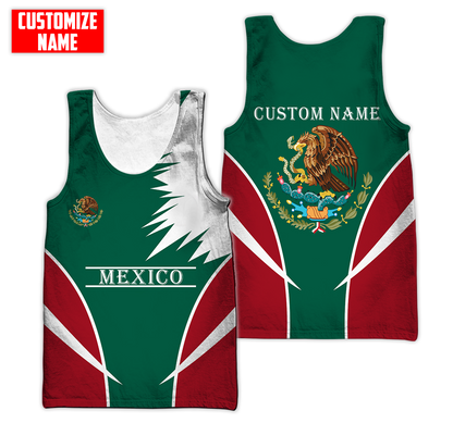 Personalized Name Mexico 3D All Over Printed Unisex Shirts DQB06072101