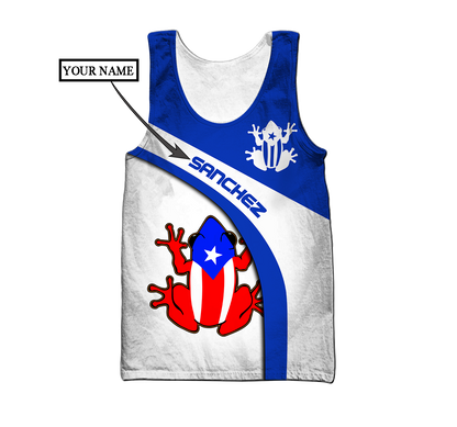 Customize Name Puerto Rico Shirts For Men And Women