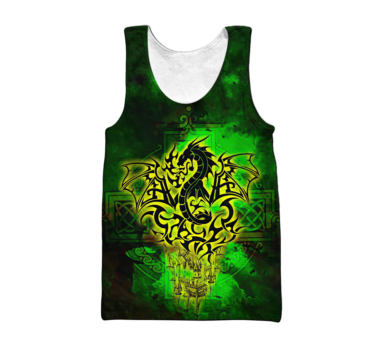 Celtic Dragon Saint Patrick's Day 3D All Over Printed Shirts For Men And Women TN