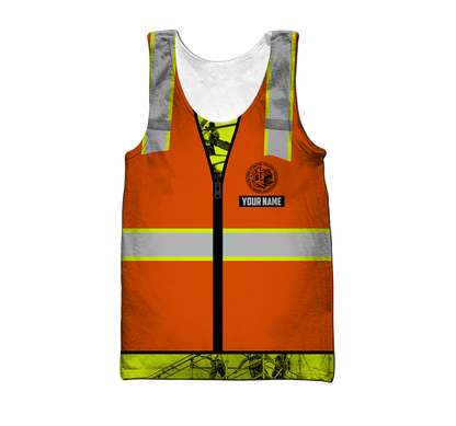 Personalized Ironworker Safety Just The Tip I Promise 3D Printed Unisex Shirts TN