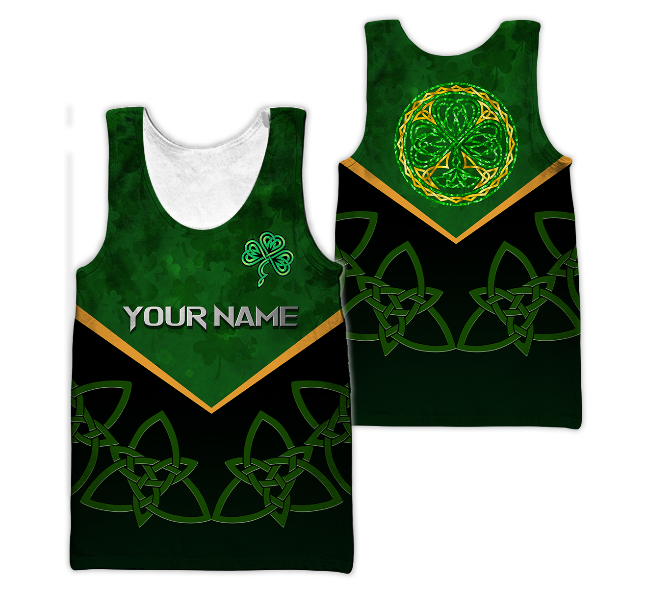 Customize Name Irish 3D All Over Printed Unisex Shirts Saint Patrick's Day