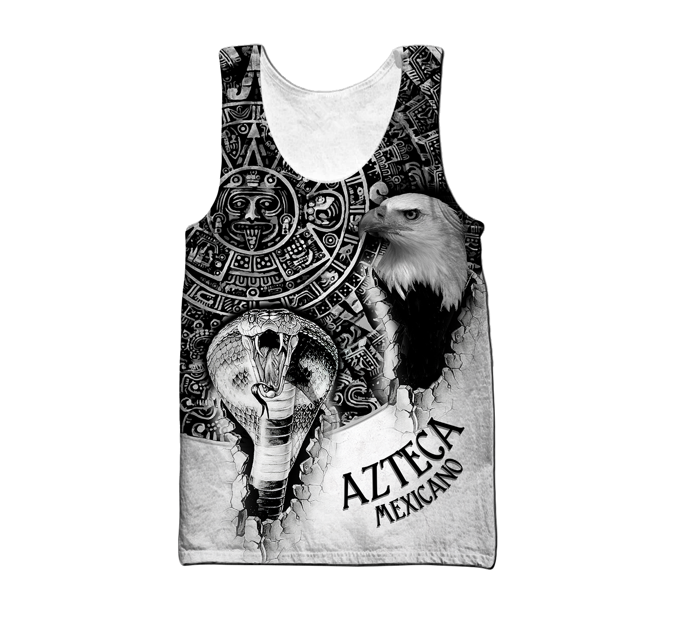 Azteca Mexicano 3D All Over Printed Unisex Hoodie