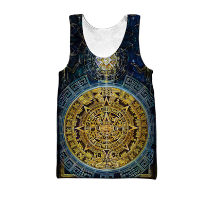 Aztec Mexico 3D All Over Printed Unisex Shirts