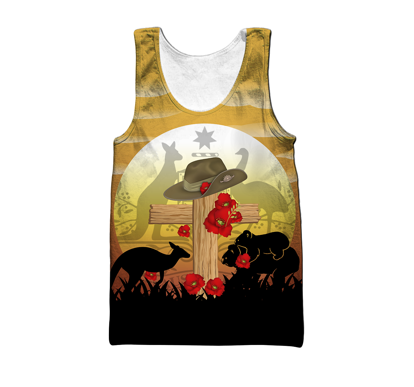 Premium Lest We Forget Anzac Day 3D All Over Printed PL
