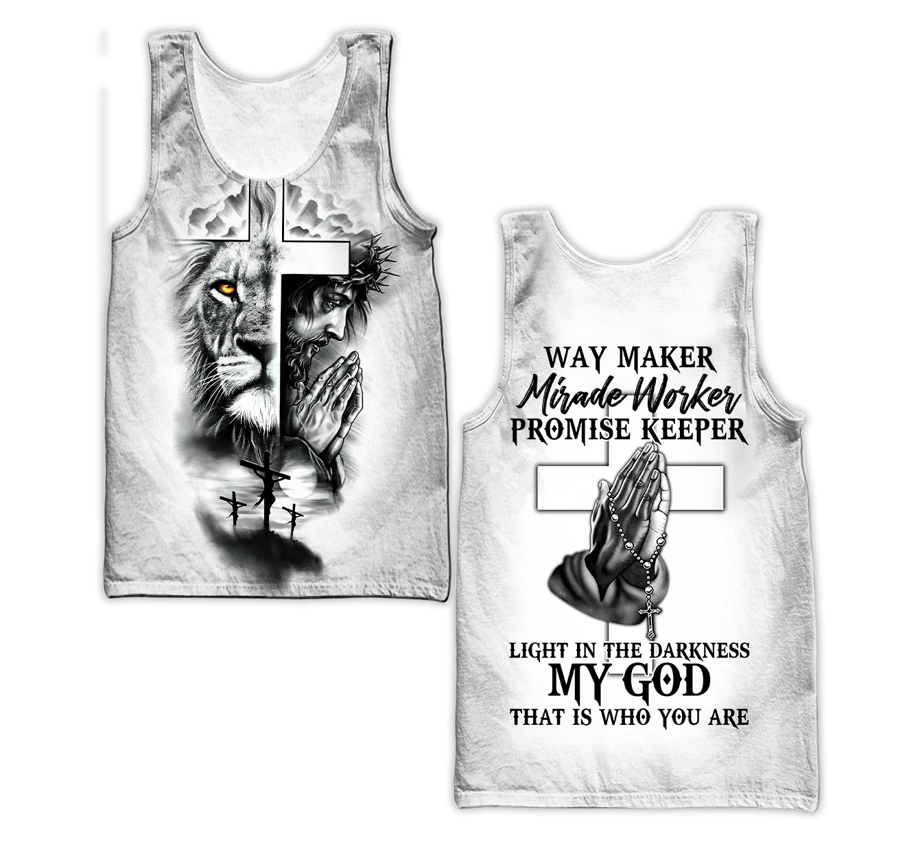 Miracle Worker Jesus 3D All Over Printed Shirts