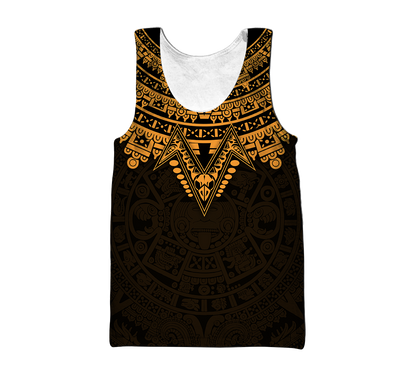 Aztec Mexico 3D All Over Printed Shirts For Men and Women
