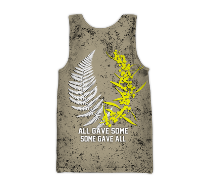 Tmarc Tee Anzac day in my heart Australia and Kiwi 3D print shirt