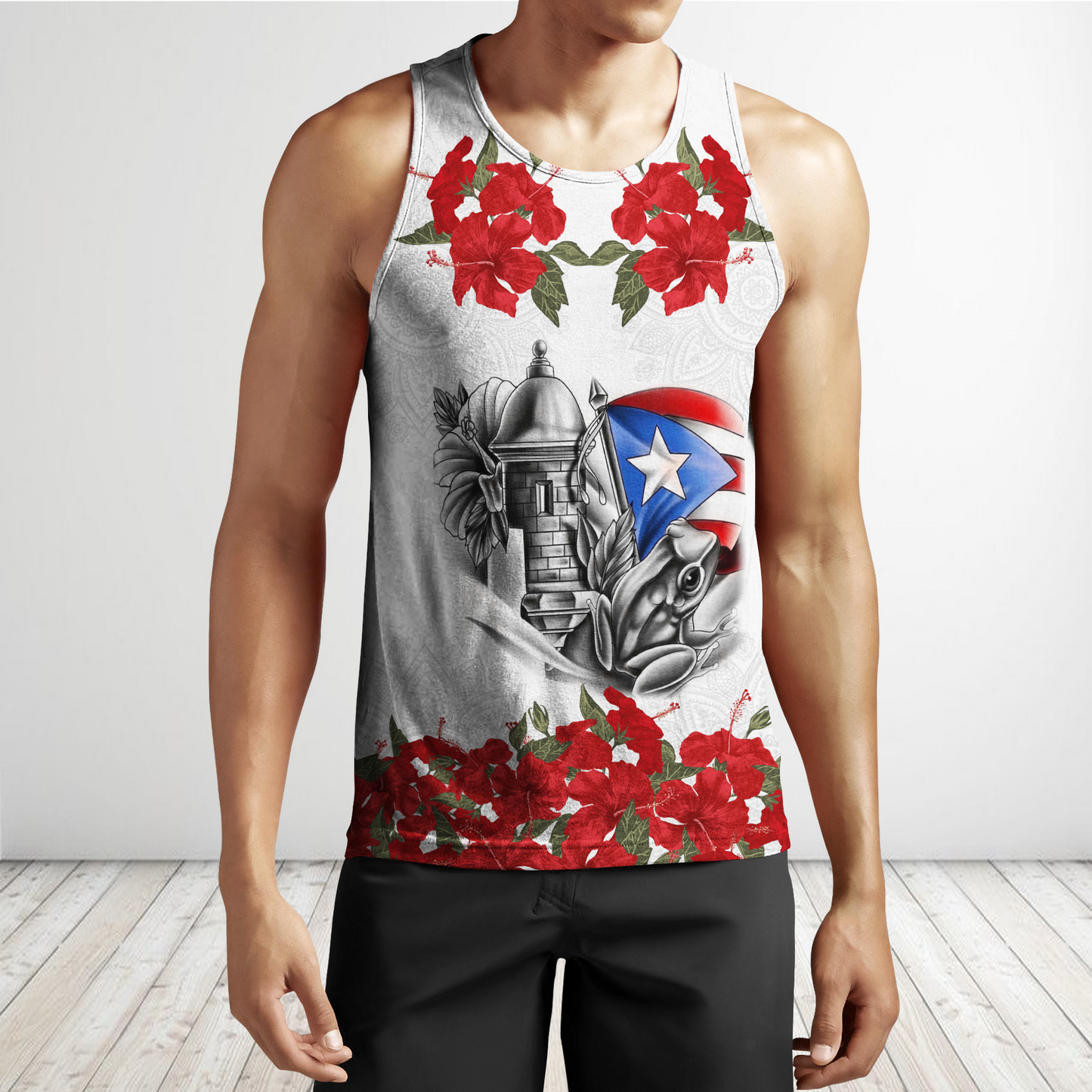 Manga Flower Puerto Rico Hoodie For Men And Women