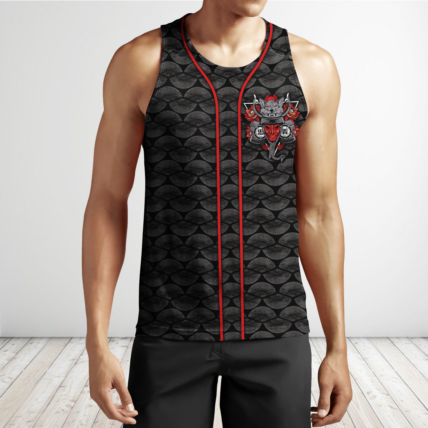 Samurai 3D All Over Printed Unisex Shirts
