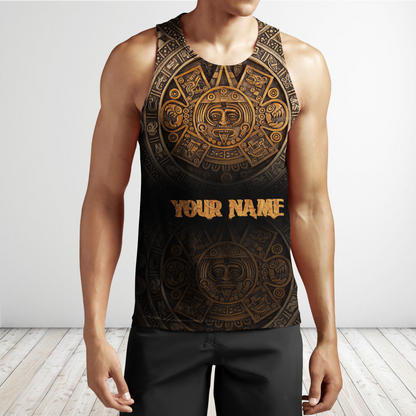 Persionalized Name Azteca Mexicano 3D All Over Printed Unisex Hoodie