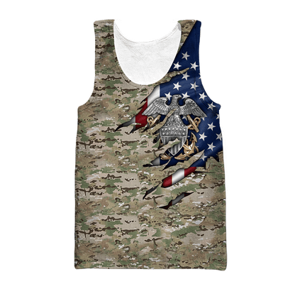 Army 3D All Over Printed Unisex Shirts