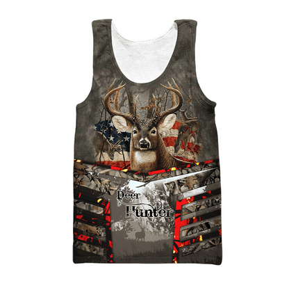 Deer Hunting Personalized Name 3D All Over Printed Shirts