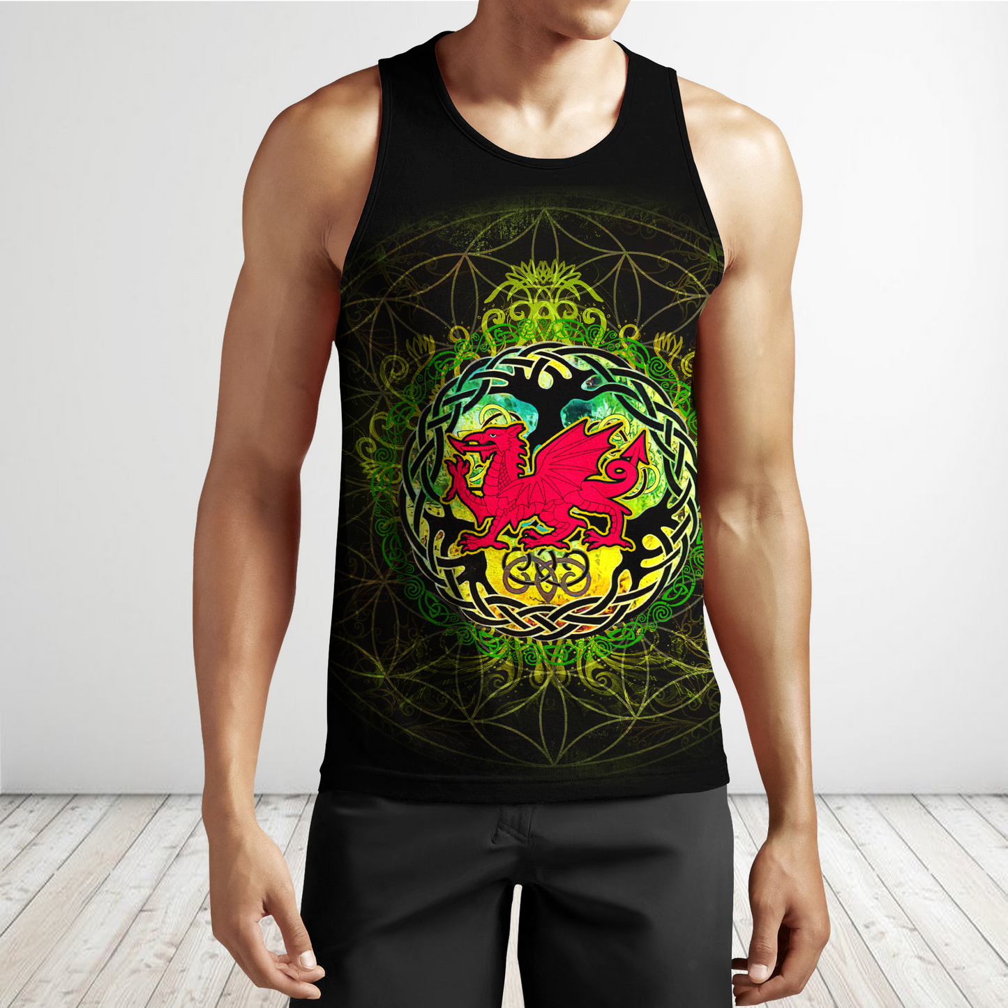 Celtic Wales Dragon Tattoo Hoodie For Men And Women