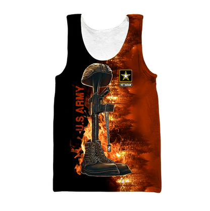 US Army Veteran 3D All Over Printed Unisex Hoodie AM28052103