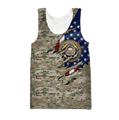 Army 3D All Over Printed Unisex Shirts