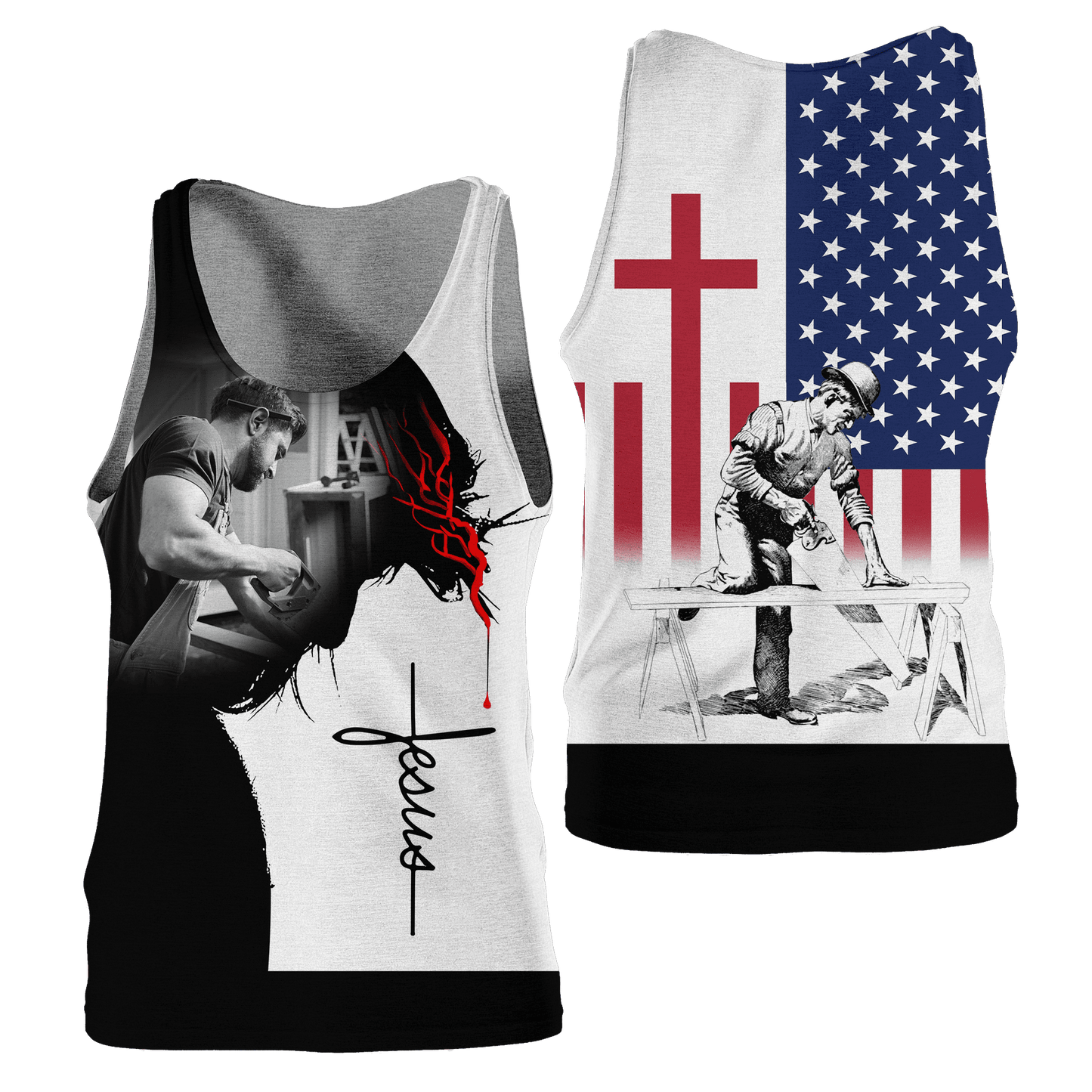Premium Jesus Carpenter 3D All Over Printed Unisex