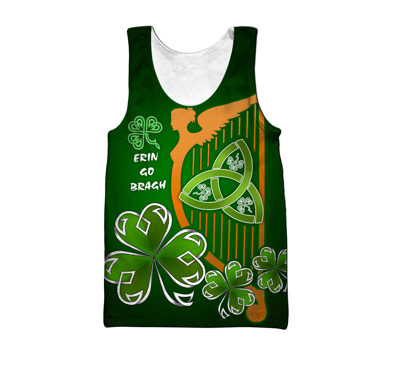 Premium Unisex Hoodie Irish St.Patrick Day The Harp The Shamrock And The Trinity ML