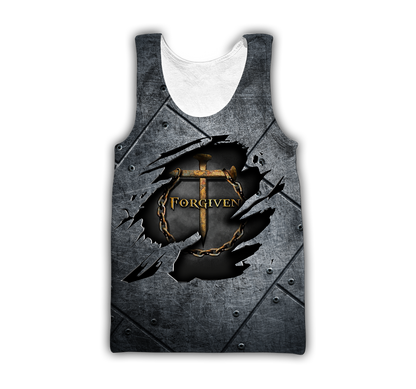 Faith in God Forgiven - Christian - 3D All Over Printed Style for Men and Women
