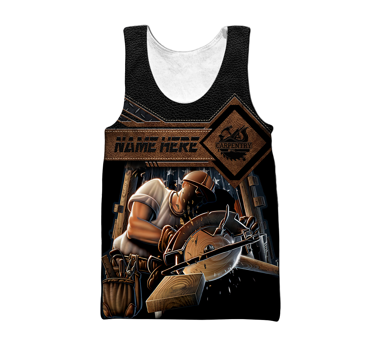 Personalized Name Carpenter 3D All Over Printed Unisex Shirts Ver 2