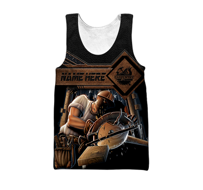 Personalized Name Carpenter 3D All Over Printed Unisex Shirts Ver 2