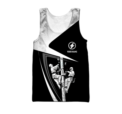 Customize Name Electrician 3D All Over Printed Unisex Shirts MH08052101