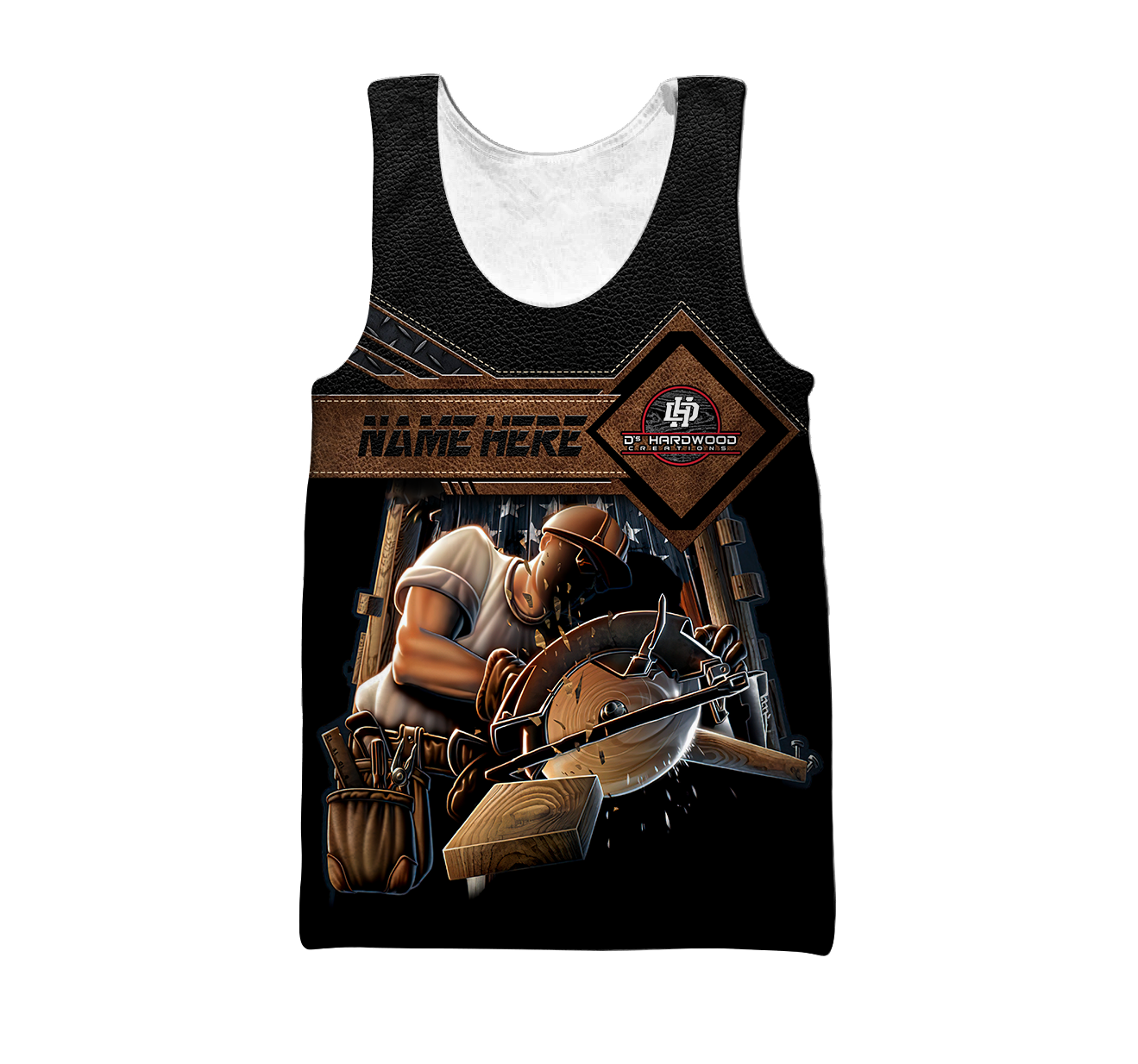 Personalized Name Carpenter 3D All Over Printed Unisex Shirts Custom