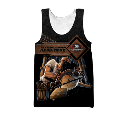 Personalized Name Carpenter 3D All Over Printed Unisex Shirts Custom