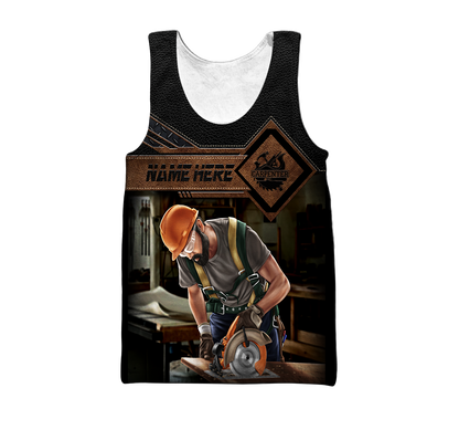 Personalized Name Carpenter 3D All Over Printed Unisex Shirts Ver 3