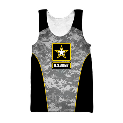 US Army Veteran 3D All Over Printed Shirts
