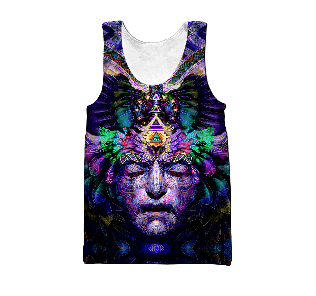Illuminated 3D All Over Printed Unisex Shirts Psychedelic All Seeing Eyes