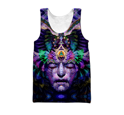 Illuminated 3D All Over Printed Unisex Shirts Psychedelic All Seeing Eyes