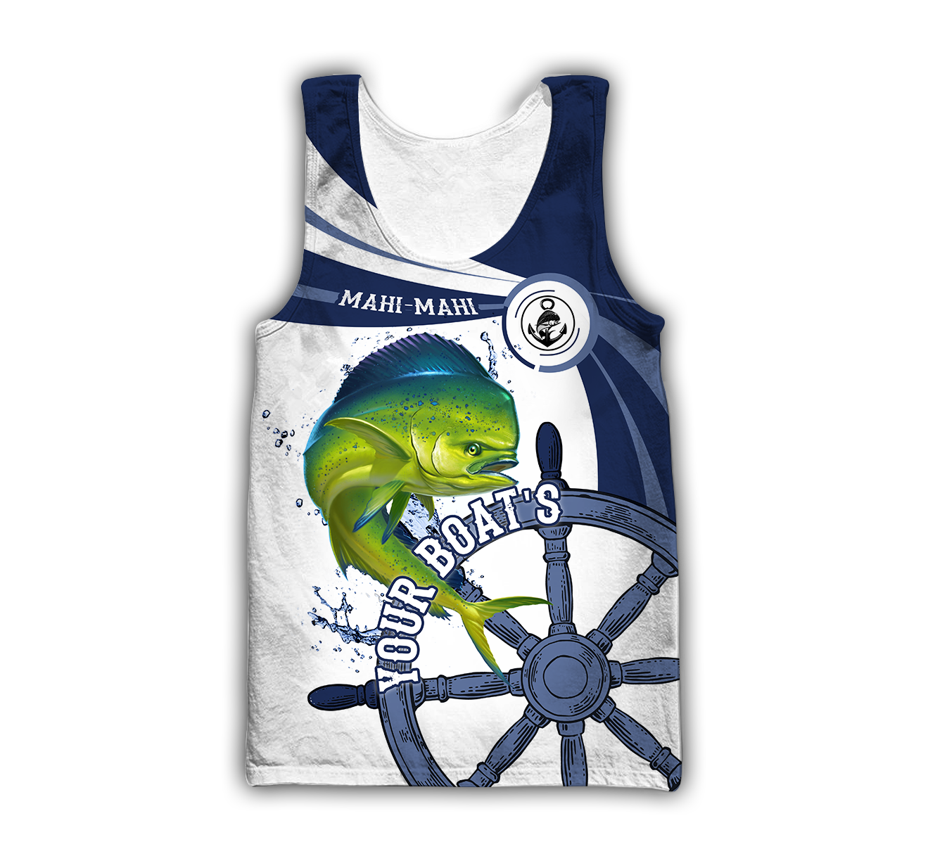 Custom name Mahi mahi fishing boat team Catch and Release 3D Design print shirts