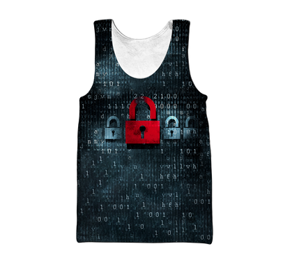 Cyber Language 3D All Over Printed Unisex Shirts