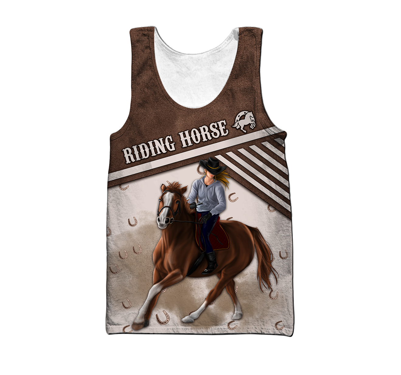 Riding Horse 3D All Over Printed Unisex Shirts