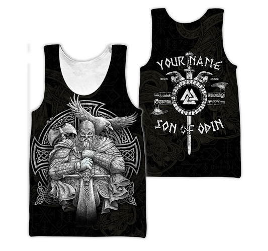 Customized Name Viking 3D All Over Printed Unisex Shirts