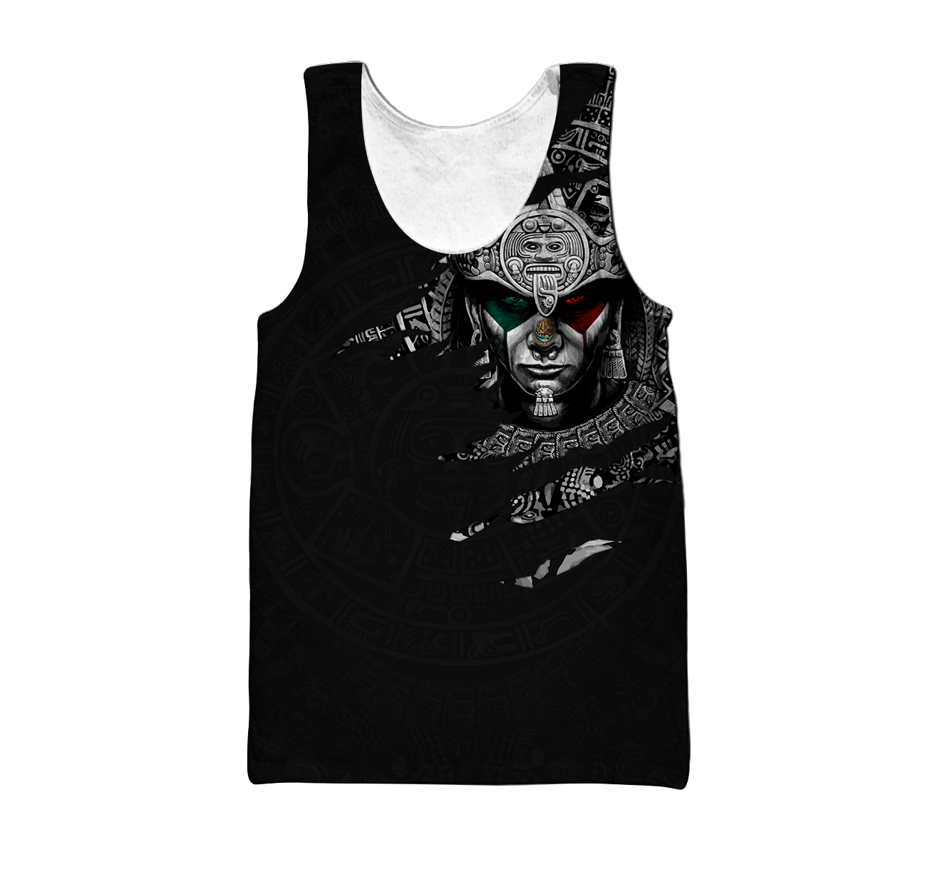 Aztec Warrior 3D All Over Printed Hoodie