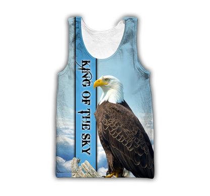 Customize Name Eagle 3D All Over Printed Shirts For Men and Women