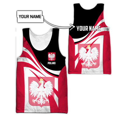 Personalized Polska 3D All Over Printed Unisex Hoodie