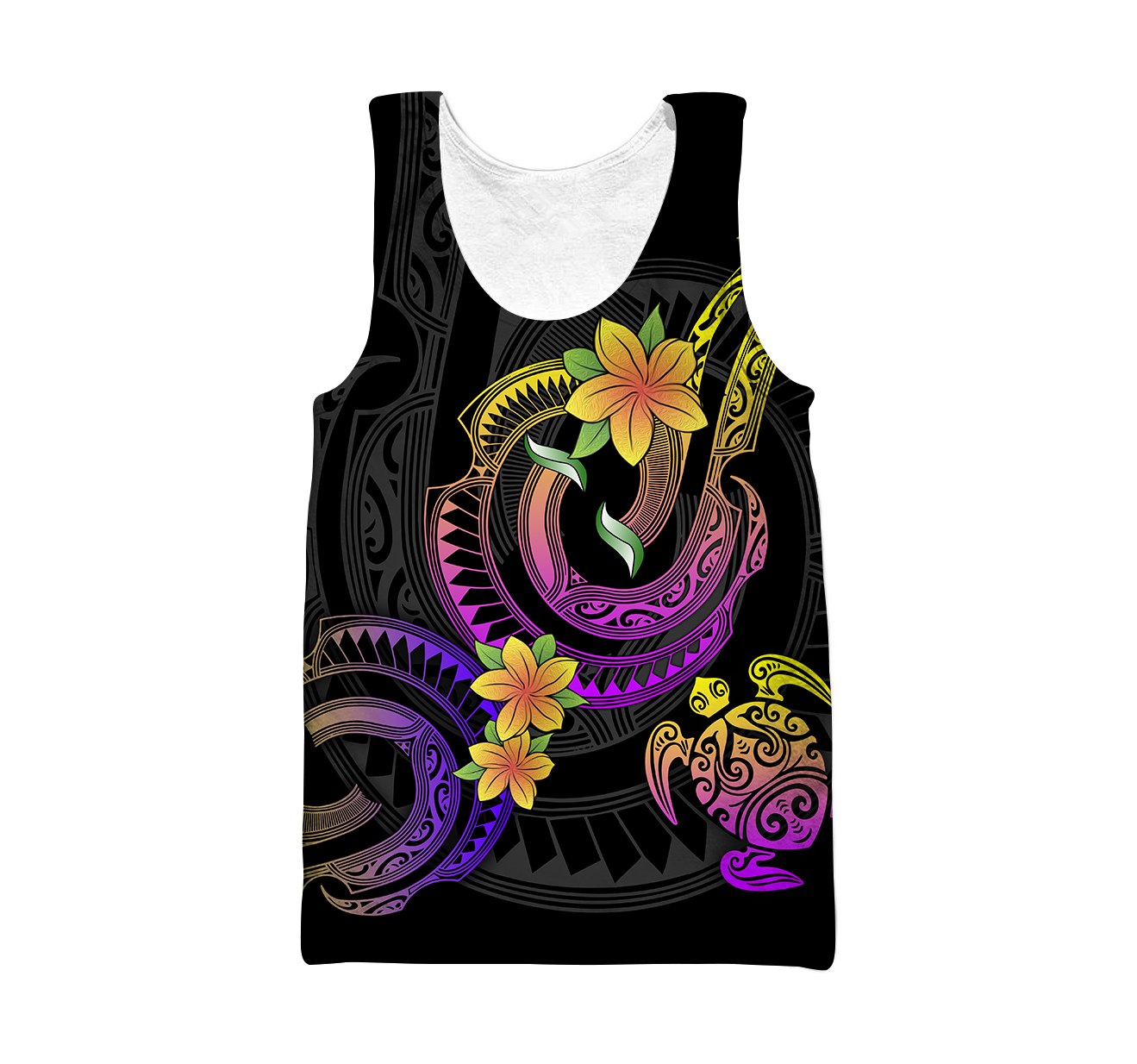 Amazing Polynesian Frangipani Flower Unisex Deluxe Hoodie ML