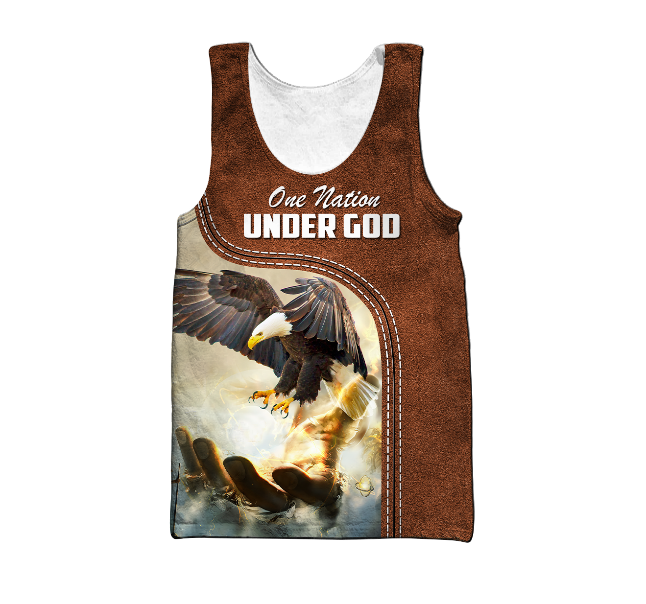 One Nation Under God 3D All Over Printed Shirts