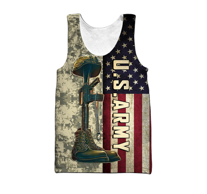 Personalized US Army 3D All Over Printed Shirts MH09062101