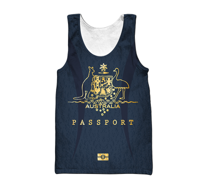 Tmarc Tee Australian passport special unisex 3d print shirts