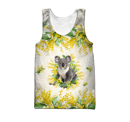 Tmarc Tee Custom name Australia Koala Golden Wattle Shirts
