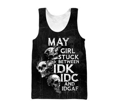 Customize Name Skull Hoodie For Men And Women TNA26042101