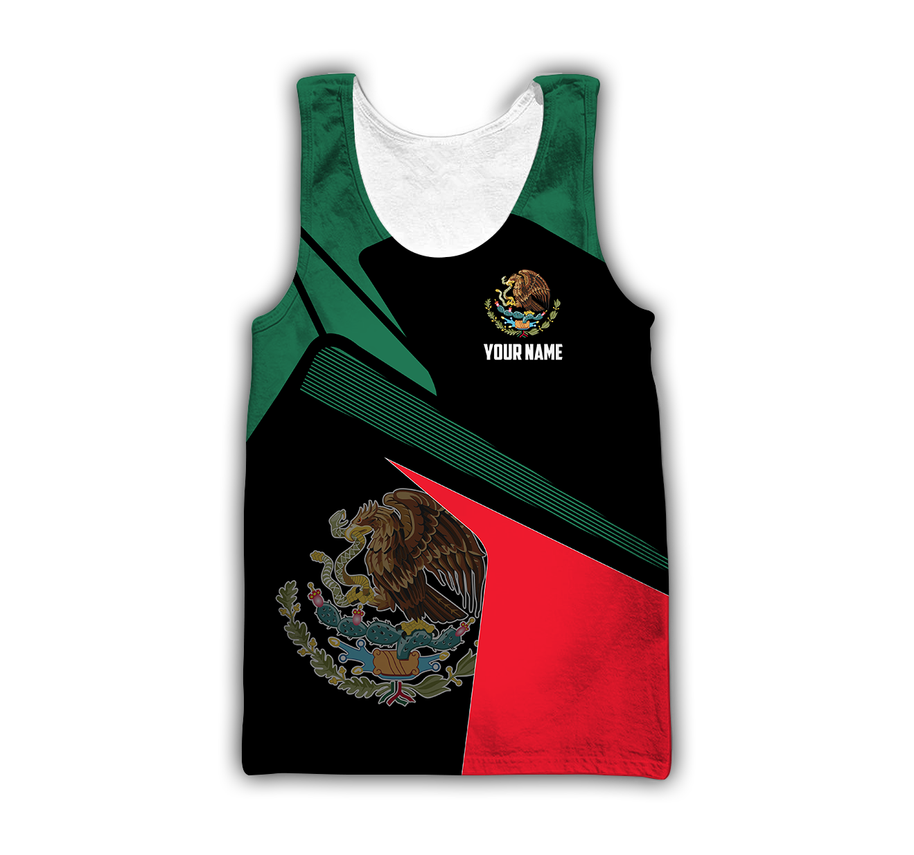 Personalized Mexico 3D All Over Printed Hoodie