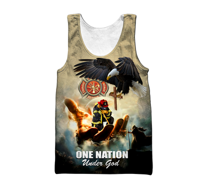 Customize Name Firefighter Hoodie Shirts For Men And Women TNA09032101